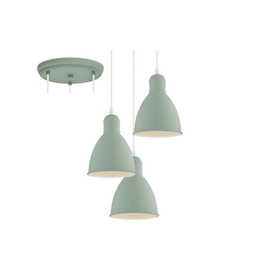 EGLO 49095 - Lustra ar auklu PRIDDY-P 3xE27/60W/230V