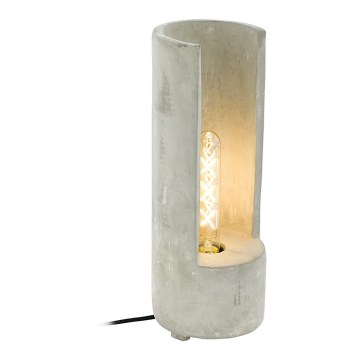Eglo 49112 - Galda lampa LYNTON 1xE27/60W/230V betons