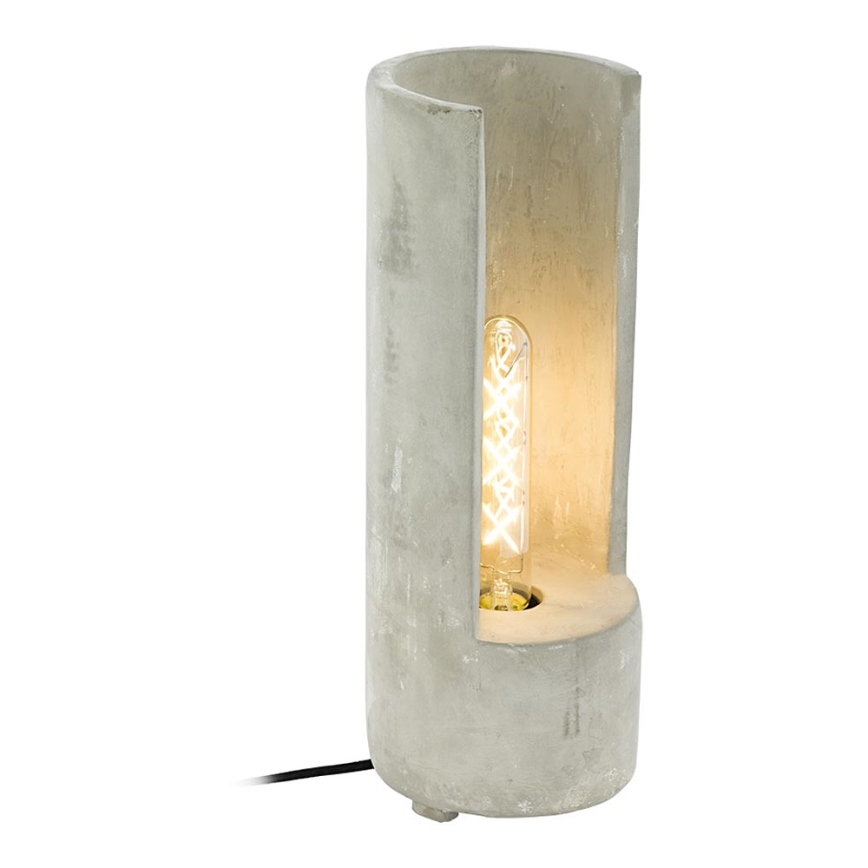 Eglo 49112 - Galda lampa LYNTON 1xE27/60W/230V betons
