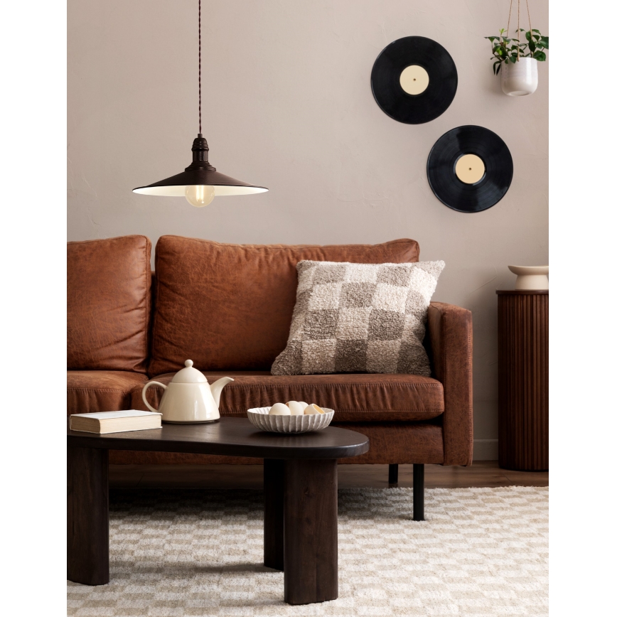 Eglo 49456 - STOCKBURY pakaramā lustra ar kabeli, 1xE27/60W/230V, Ø 36 cm