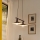 Eglo 49457 - Piekaramā lampa uz troses STOCKBURY 2xE27/60W/230V