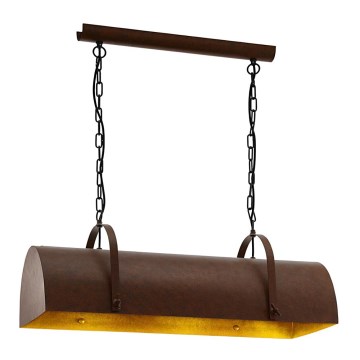 Eglo 49702 - Pakaramā lustra DEERHURST ar ķēdi 3xE27/60W/230V