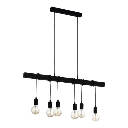 Eglo - Piekarama lampa TOWNSHEND 6xE27/60W/230V