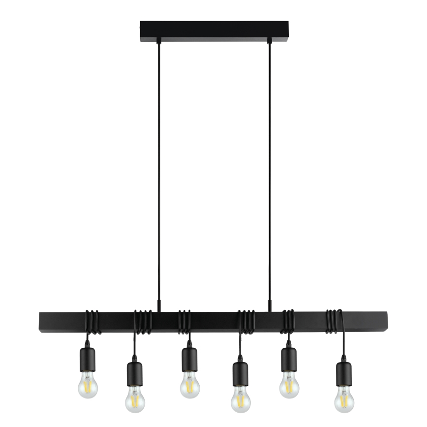 Eglo - Piekarama lampa TOWNSHEND 6xE27/60W/230V