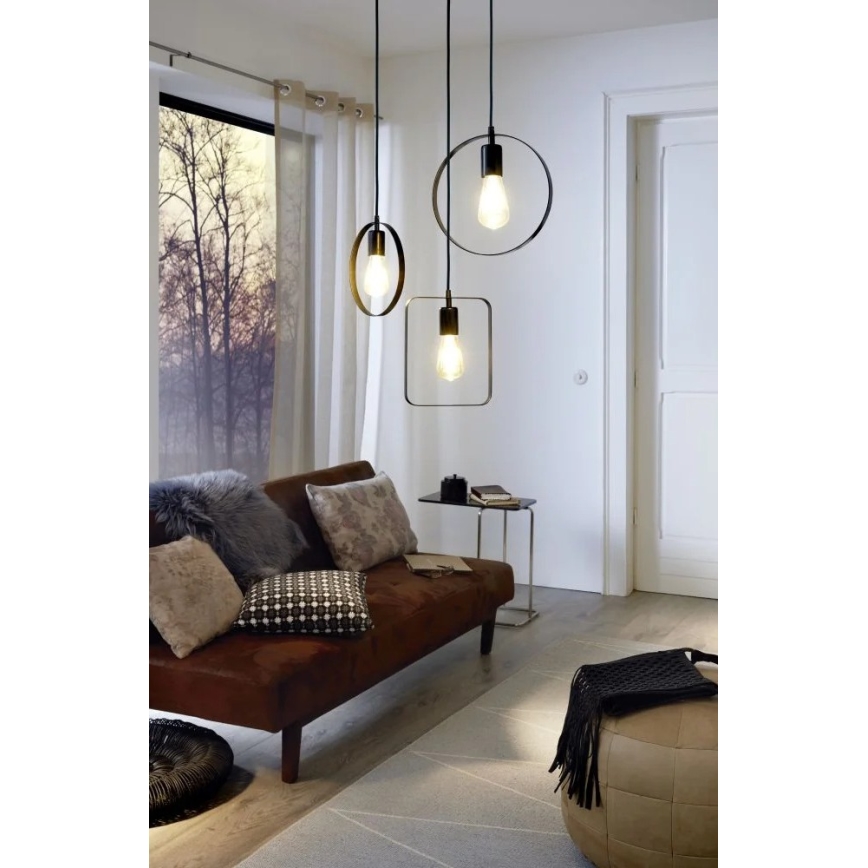 Eglo 49776 - Pakaramais gaismeklis uz kabeļa BEDINGTON 1xE27/60W