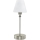 Eglo 54213 - Galda lampa 1xE14/40W/230V matēts hroms