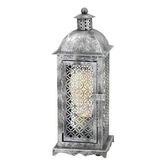 Eglo 54617 - LED Galda lampa 1xE27/4W/230V 3000K sudraba