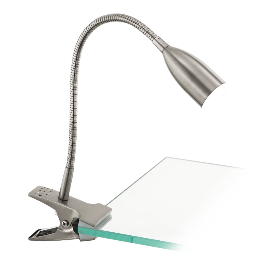 Eglo 54647 - LED Galda lampa ar stiprinājumu LED/4,5W/230V 3000K matēts hroms