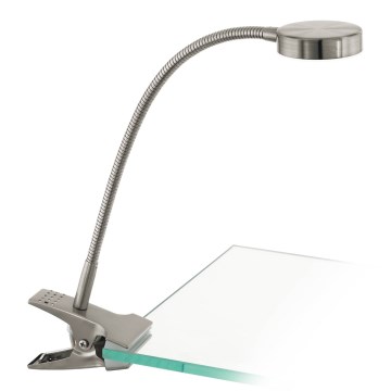 Eglo 54648 - LED Galda lampa ar stiprinājumu LED/4,5W/230V 3000K matēts hroms
