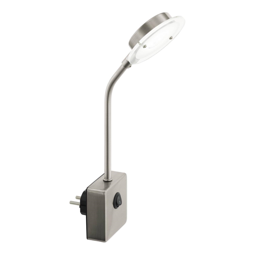 Eglo 54649 - LED Kontaktligzdas lampa LED/4,5W/230V 3000K matēts hroms