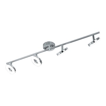 Eglo 54676 - LED spotgaismeklis 4xLED/6W/230V matēts hroms