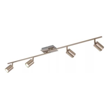 Eglo 54684 - LED spotgaismeklis 4xGU10/5W/230V matēts hroms