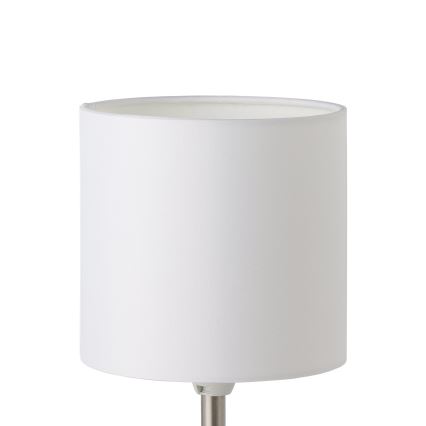 Eglo 54744 - Galda lampa ANADIA 1xE14/40W/230V balta/matēts hroms