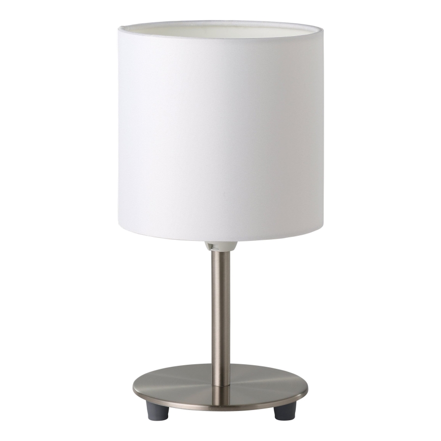 Eglo 54744 - Galda lampa ANADIA 1xE14/40W/230V balta/matēts hroms