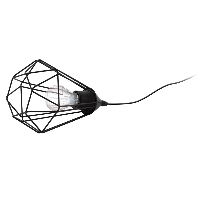 Eglo 54889 - LED Kontaktligzdas galda lampa 1xE27/4W/230V 3000K melna