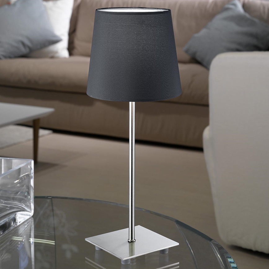 Eglo 54906 - LED Galda lampa 1xE14/6W/230V pelēka/matēts hroms