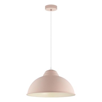 Eglo 54964 - Lustra ar auklu TRURO-P 1xE27/60W/230V rozā