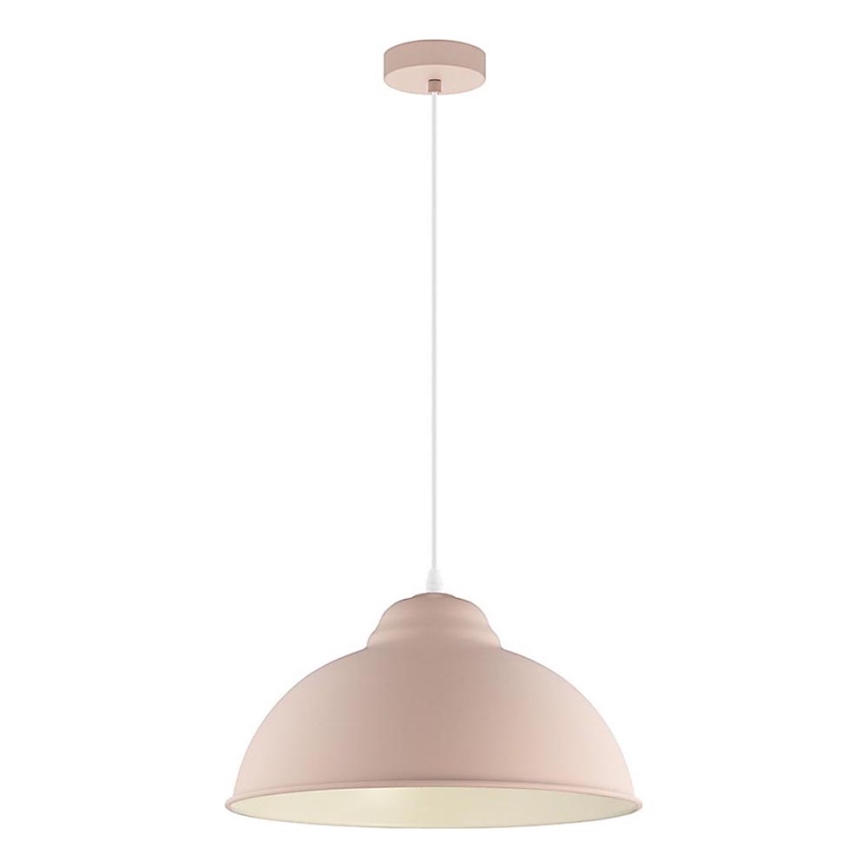 Eglo 54964 - Lustra ar auklu TRURO-P 1xE27/60W/230V rozā