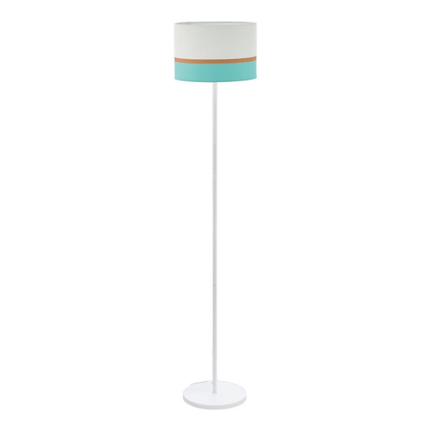 Eglo 55083 - LED Grīdas stāvlampa 1xE27/10W/230V 3000K balta/tirkīza