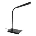 Eglo 55122 - regulējama LED galda lampa ar bezvadu uzlādi LED/5,5W/230V melna