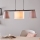 Eglo 55207 - Lustra ar auklu ALMEIDA 3xE14/25W/230V pelēka