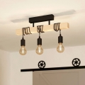 Eglo 55247 - Virsmas uzstādāma griestu lampa TOWNSHEND 3xE27/60W/230V
