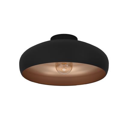 Eglo 55248 - Griestu lampa MOGANO 1xE27/60W/230V melna