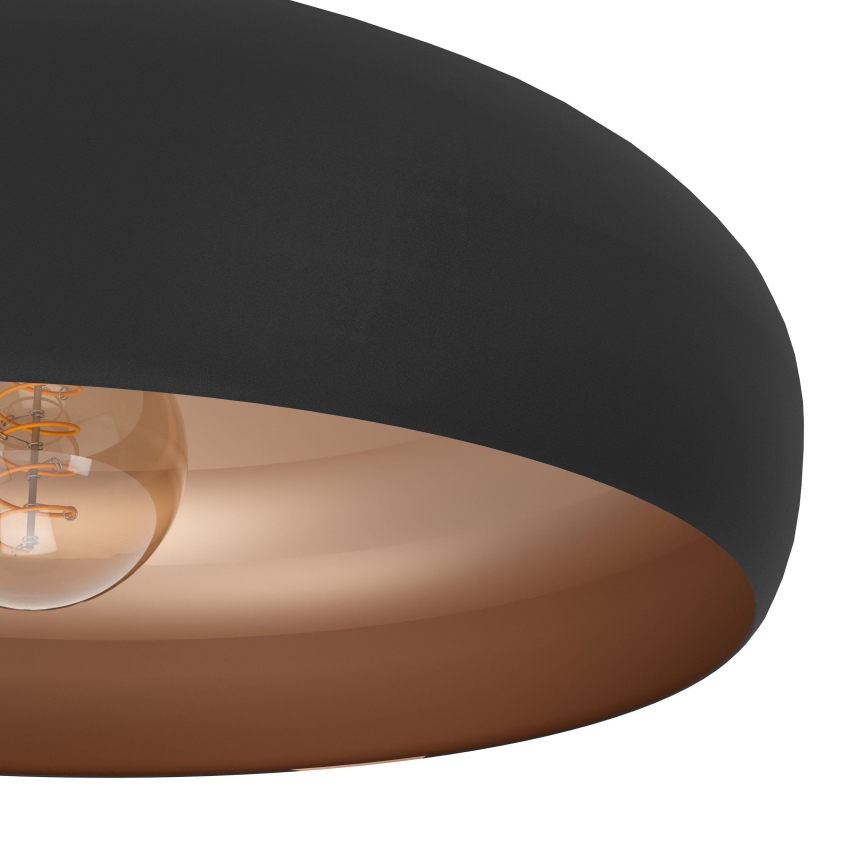 Eglo 55248 - Griestu lampa MOGANO 1xE27/60W/230V melna