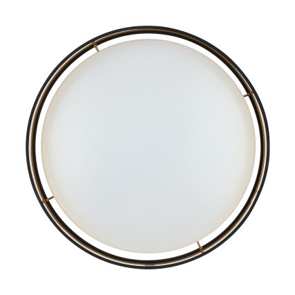 Eglo 55267 - LED griestu lampa MASERLO LED/16W/230V 3000K Ø 40,5 cm melna/vara