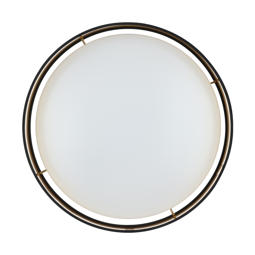 Eglo 55267 - LED griestu lampa MASERLO LED/16W/230V 3000K Ø 40,5 cm melna/vara
