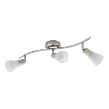 Eglo 55426 - LED spot gaismeklis 3xE14/4W/230V matēts hroms