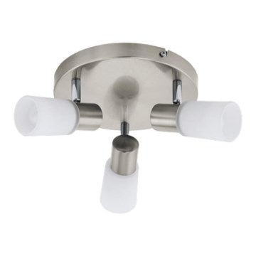 Eglo 55428 - LED virziena gaismeklis 3xE14/4W/230V Ø 21 cm matēts hroms