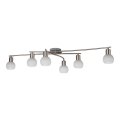 Eglo 55449 - LED virziena gaismeklis 6xE14/4W/230V matēts hroms