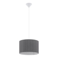 Eglo 55702 - Lustra uz kabeļa 1xE27/40W/230V pelēka