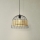 Eglo 55709 - Lustra ar auklu ANWICK 1xE27/40W/230V rotanga