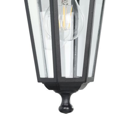 Eglo 55763 - LED āra sienas lampa 1xE27/4W/230V IP44 melna