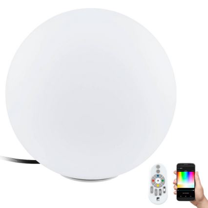 Eglo 55784 - LED RGBW Āra lampa MONTEROLO-C 1xE27/9W/230V IP65 d. 39 cm + tālvadības pults