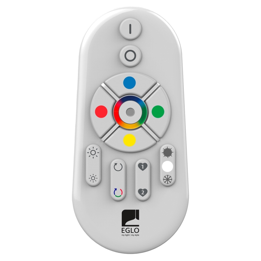 Eglo 55784 - LED RGBW Āra lampa MONTEROLO-C 1xE27/9W/230V IP65 d. 39 cm + tālvadības pults