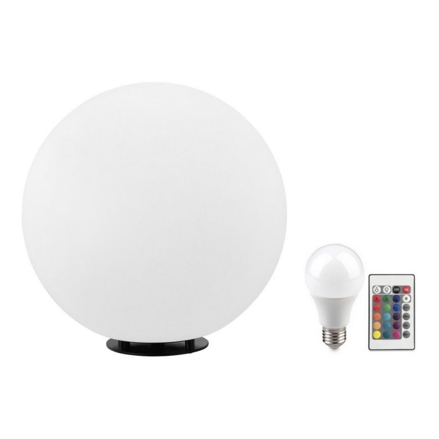Eglo 55787 - LED RGBW Āra lampa MONTEROLO-C 1xE27/9W/230V 2700-6500K IP65 d. 39 cm + tālvadības pults