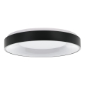 Eglo 55802 - LED regulējams griestu gaismeklis 4xLED/8,1W/230V 3000-6500K Ø 48 cm melns + tālvadības pults