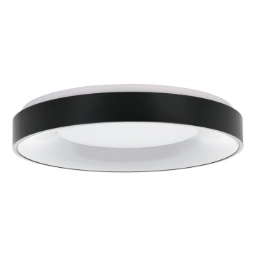 Eglo 55802 - LED regulējams griestu gaismeklis 4xLED/8,1W/230V 3000-6500K Ø 48 cm melns + tālvadības pults