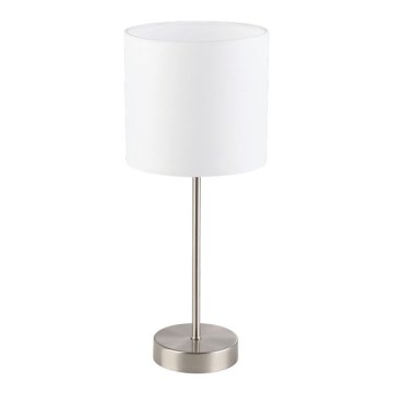 Eglo 55809 - LED galda lampa 1xE14/5,5W/230V balta/matēts hroms