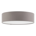 Eglo 55872 - LED griestu lampa 1xE27/11W/230V Ø 38 cm pelēka