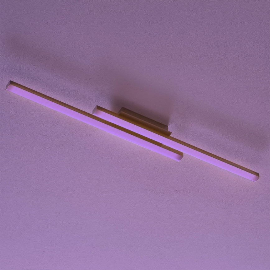 Eglo 55971 - LED RGBW dimmējams griestu gaismeklis FRAIOLI-C LED/34W/230V 2700-6500K matēts hroms + tālvadība