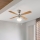 Eglo 56035 - LED griestu ventilators, 1x E27 / 4,9 W / 230 V / 3000 K, Ø 106,6 cm