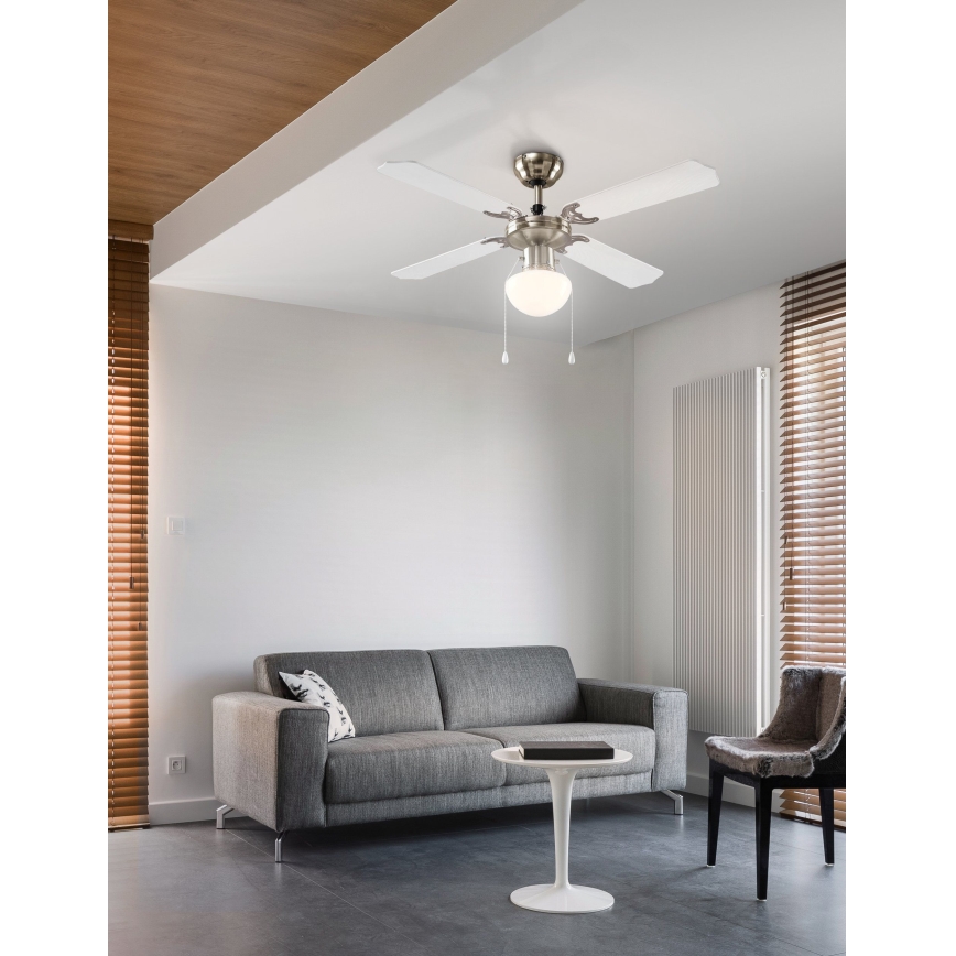 Eglo 56035 - LED griestu ventilators, 1x E27 / 4,9 W / 230 V / 3000 K, Ø 106,6 cm