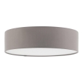 Eglo 56136 - LED griestu gaismeklis 2xE27/11W/230V Ø 38 cm pelēks