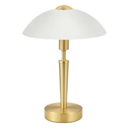 Eglo 56252 - LED regulējama galda lampa SOLO 1xE14/4,5W/230V zelta krāsā