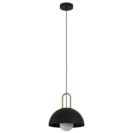Eglo 56459 - Lustra uz vada CALMANERA 1xE27/40W/230V melna