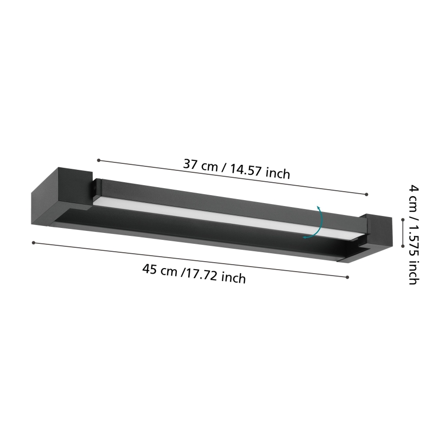Eglo 56464 - LED Vannas istabas spoguļa apgaismojums GEMILIANA LED/8,9W/230V 4000K 45 cm IP44